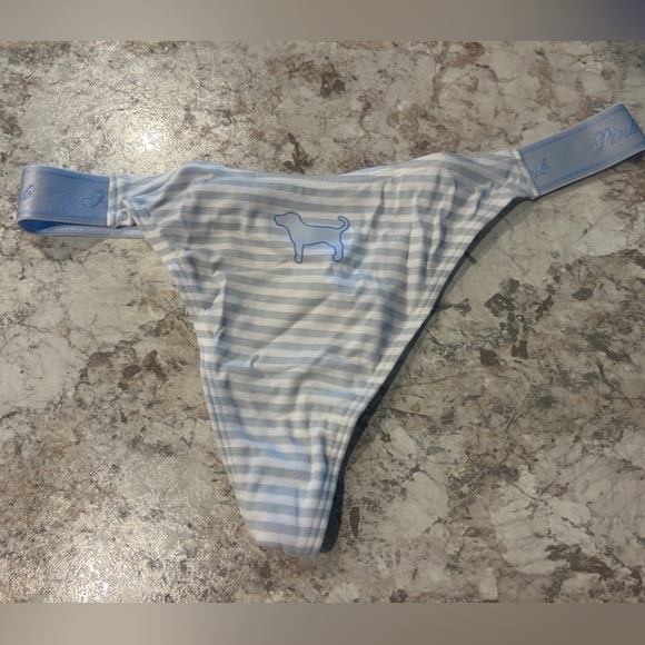 VS PINK PANTY DOG THONG LARGE NWT - Picture 1 of 5